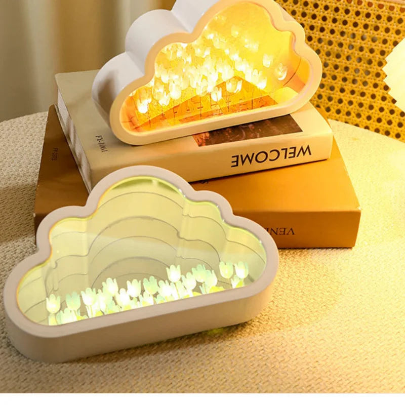 DIY Tulip Sea Night Lamp