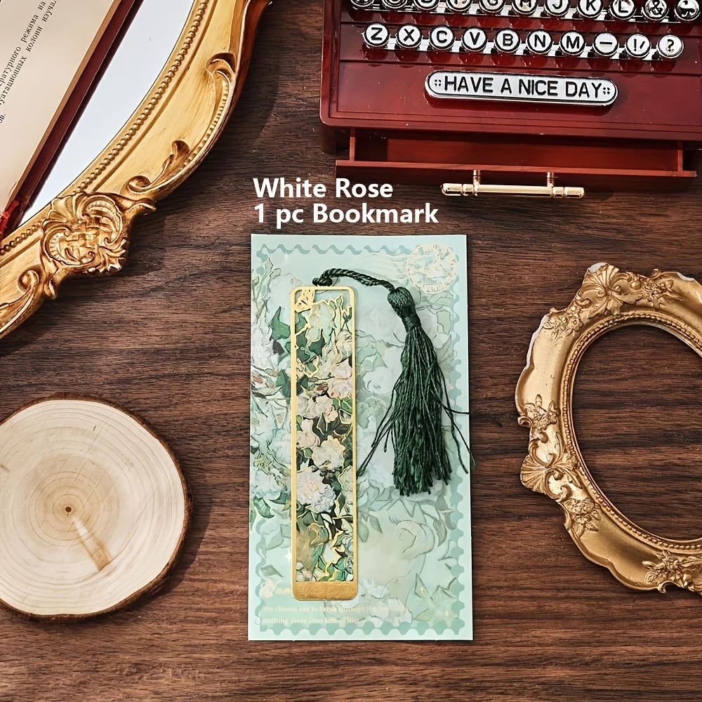 Vintage Painting Metal Bookmarks