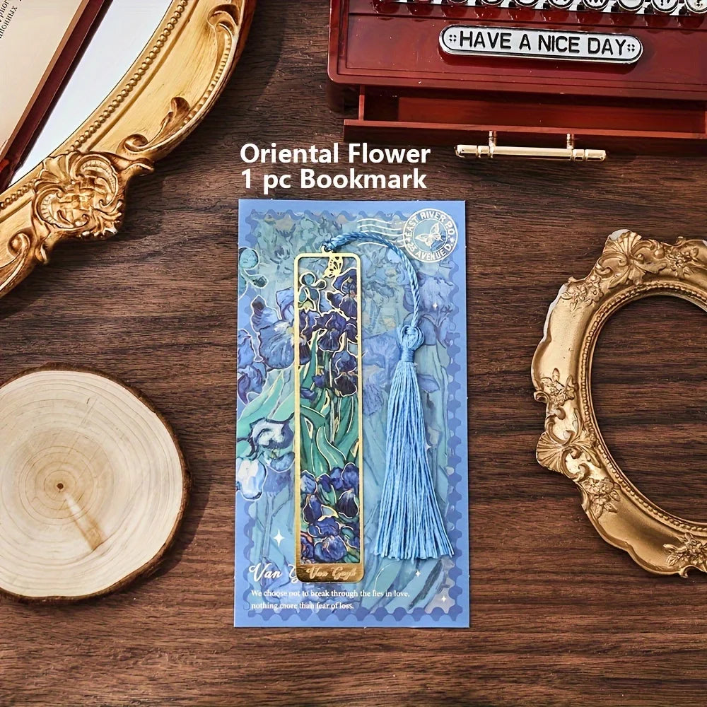 Vintage Painting Metal Bookmarks