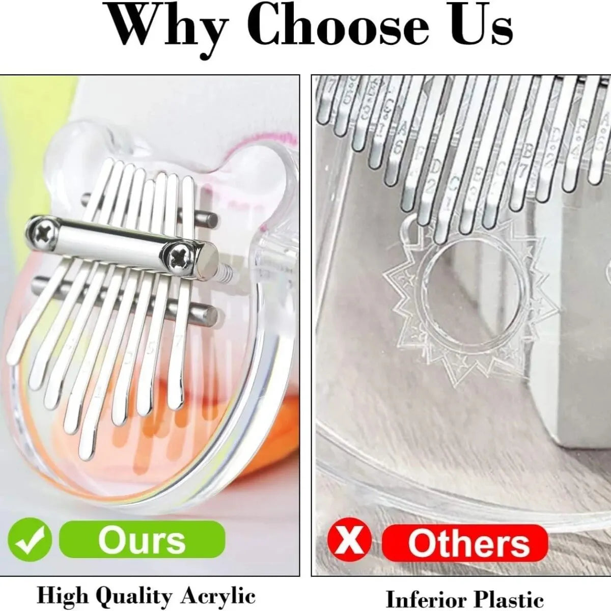Acrylic Mini Kalimba