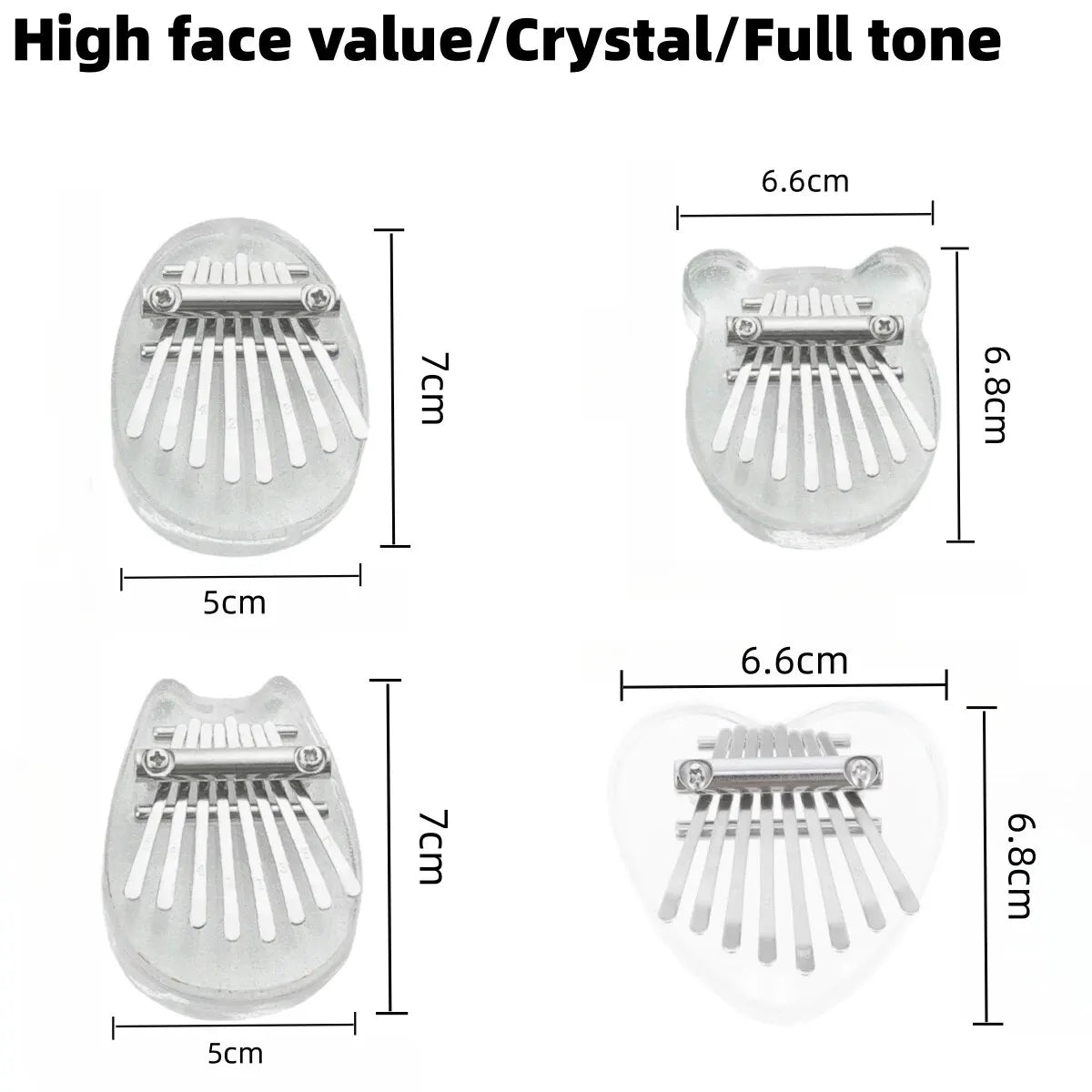 Acrylic Mini Kalimba