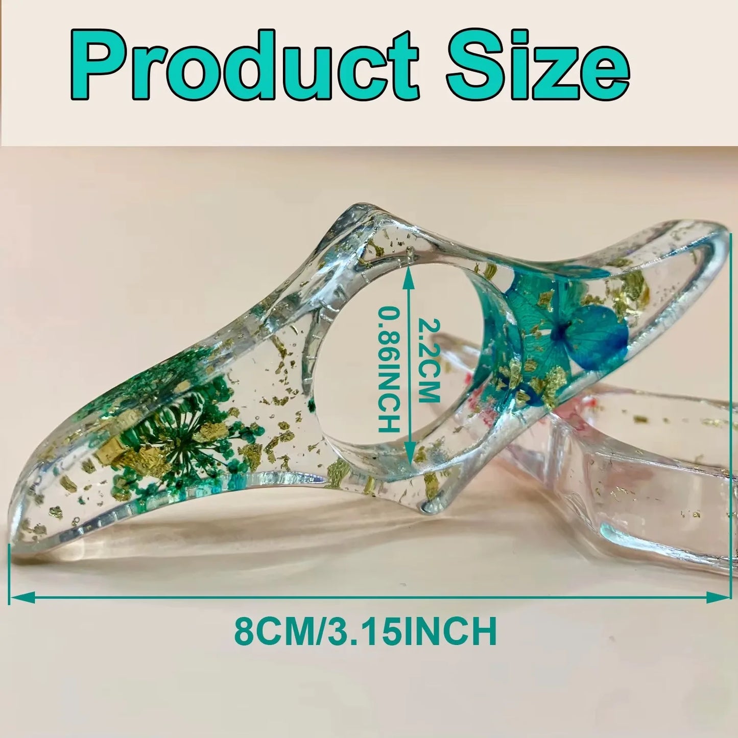 Floral Resin Reading Grips