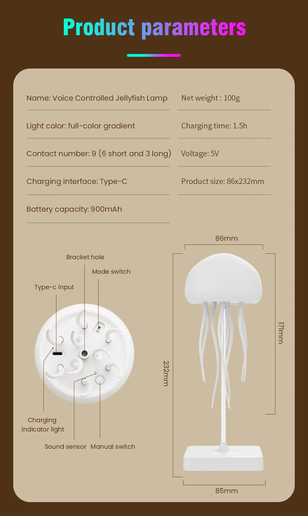 Jellyfish Table Lamp
