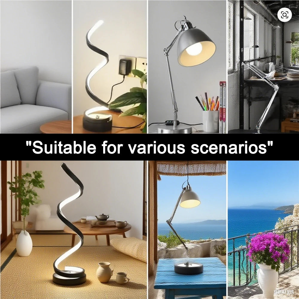 Spiral Desk Lamp