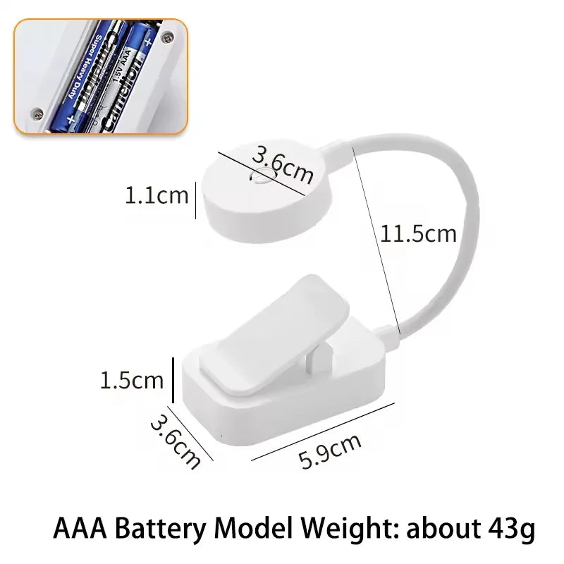 Mini Clip-On Reading Lamp