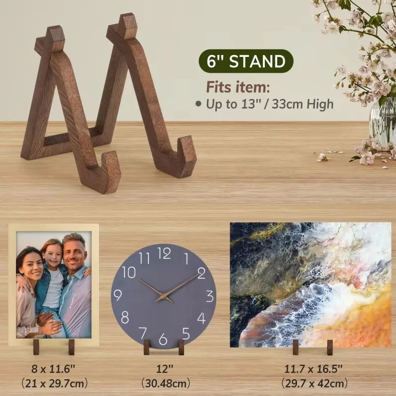 Wooden Photo Display Stand
