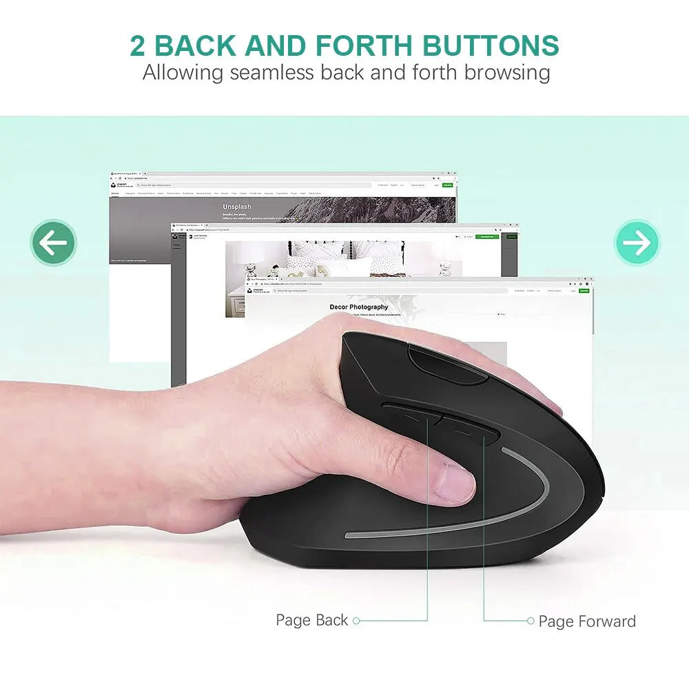 Wireless Ergonomic Mouse