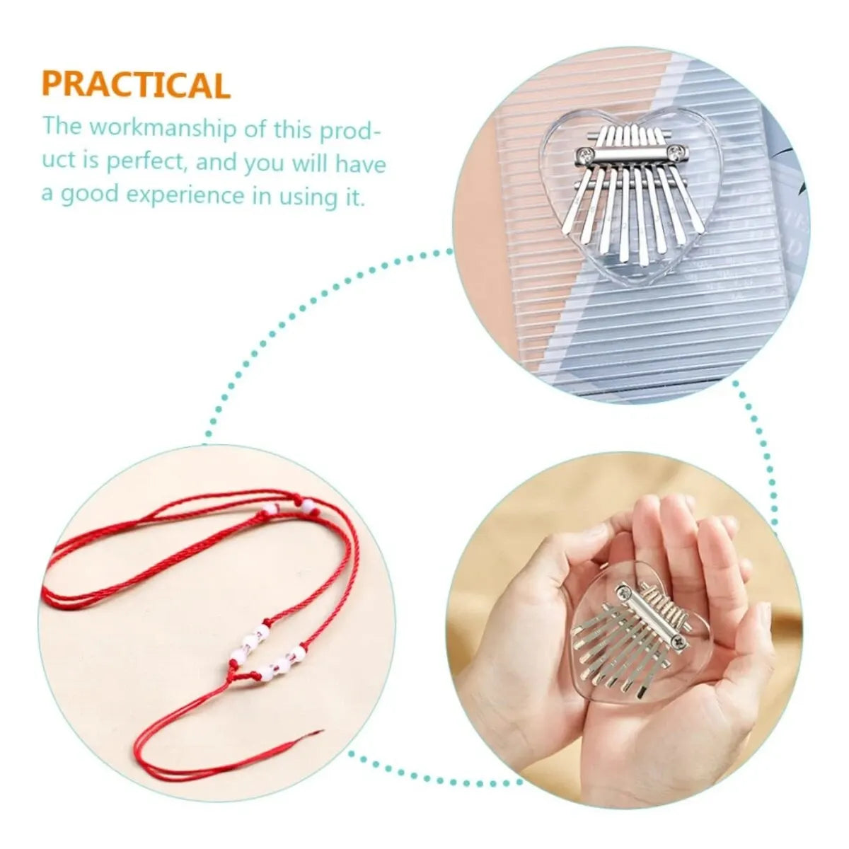 Acrylic Mini Kalimba