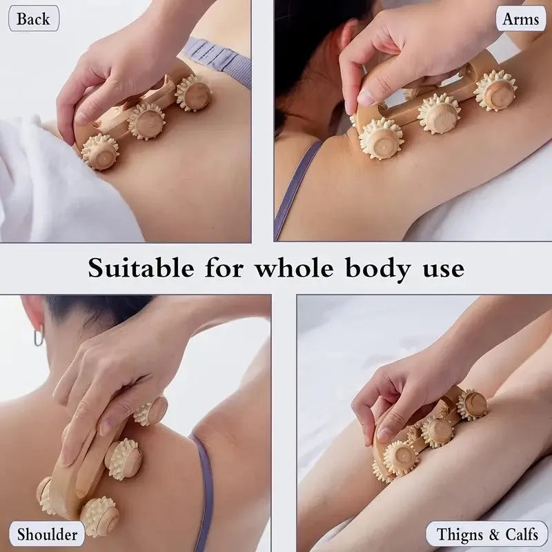 Wooden Massage Roller