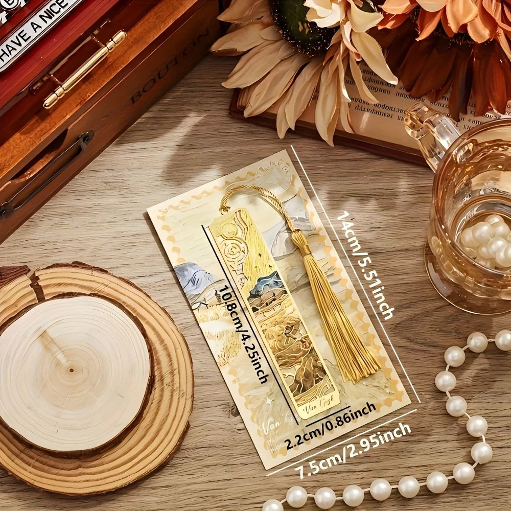 Vintage Painting Metal Bookmarks