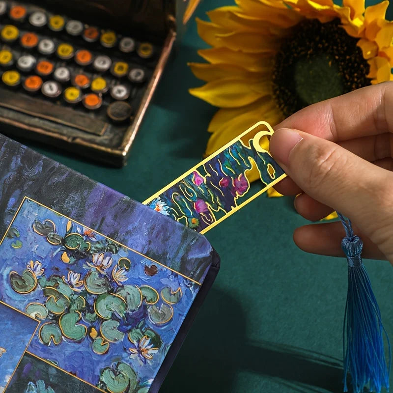Vintage Painting Metal Bookmarks