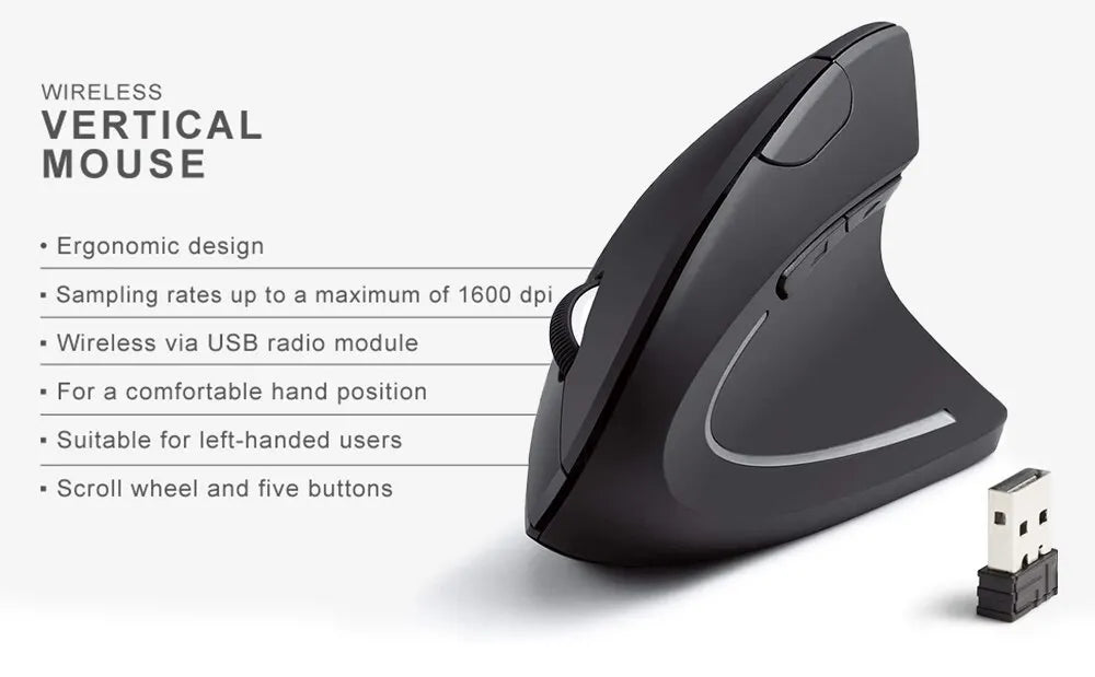 Wireless Ergonomic Mouse