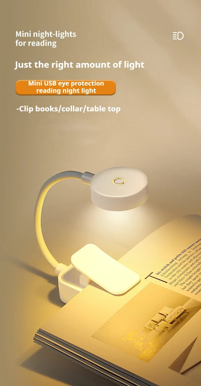 Mini Clip-On Reading Lamp