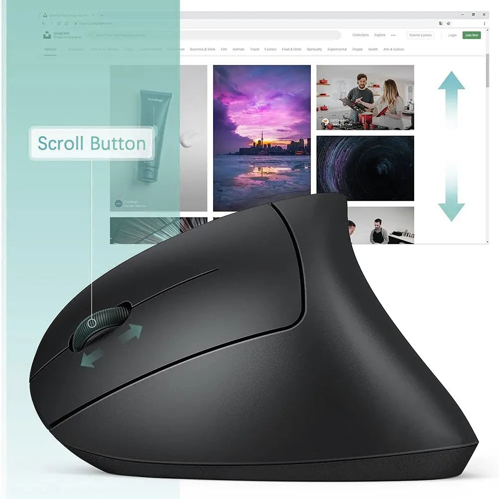 Wireless Ergonomic Mouse