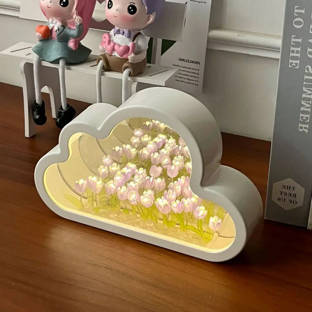DIY Tulip Sea Night Lamp