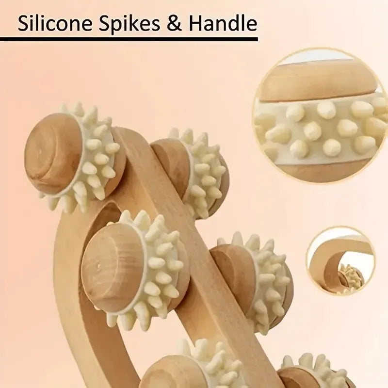 Wooden Massage Roller
