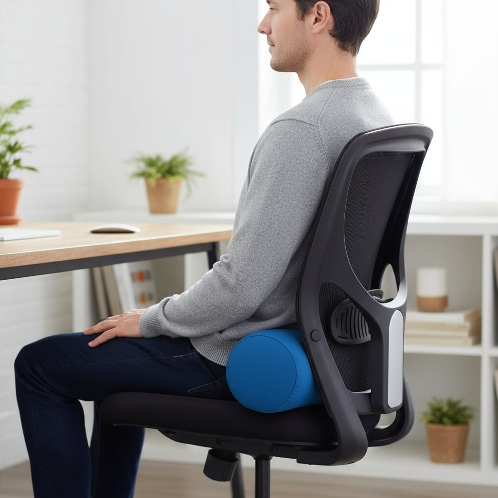 Cylindrical Back Support Pillow