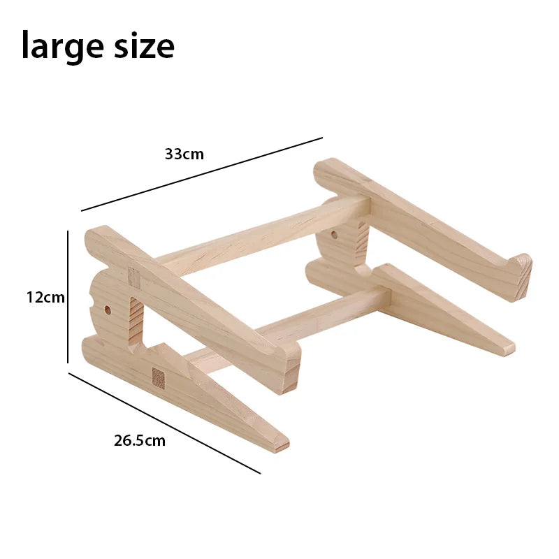 Solid Wooden Laptop Stand