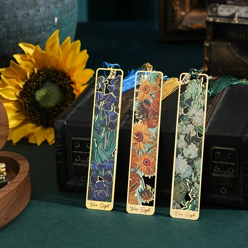 Vintage Painting Metal Bookmarks