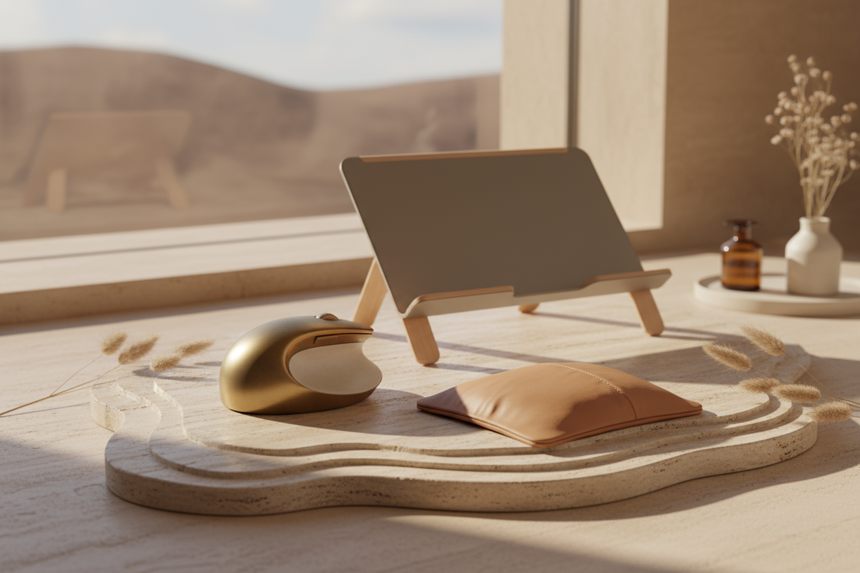 make the image more luxurious looking, beige-ish, and aesthetic. Make the vibes like aesop and calming