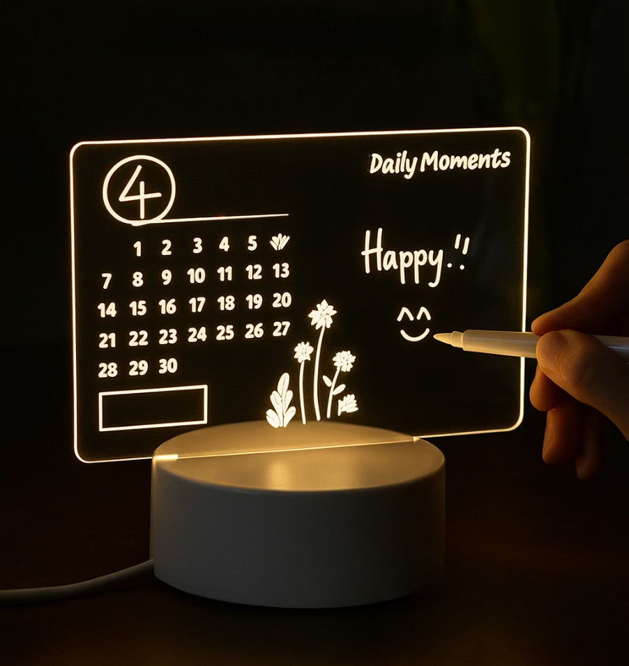 Calendar Glow Board