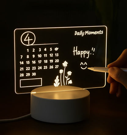 Calendar Glow Board