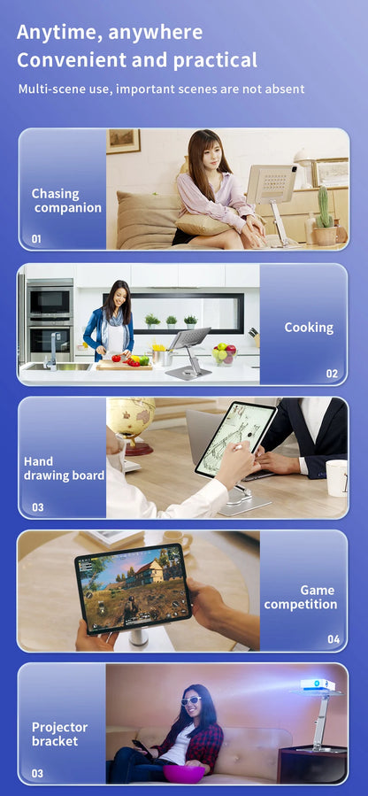 Rotating Aluminum Tablet Stand