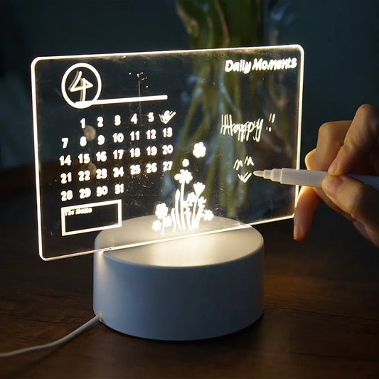 Calendar Glow Board