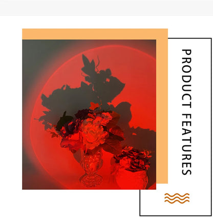 LED Sunset Projector Lamp