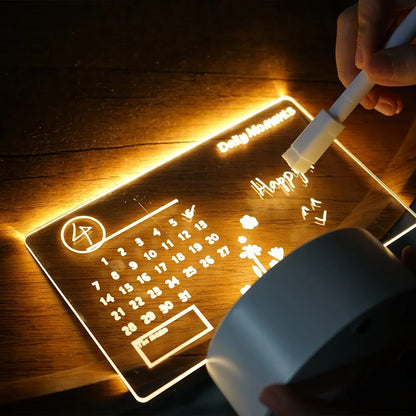 Calendar Glow Board
