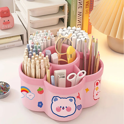 Cartoon Rotating Desk Organizer
