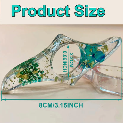 Floral Resin Reading Grips