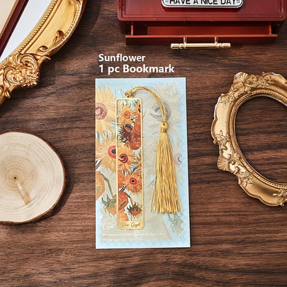 Vintage Painting Metal Bookmarks