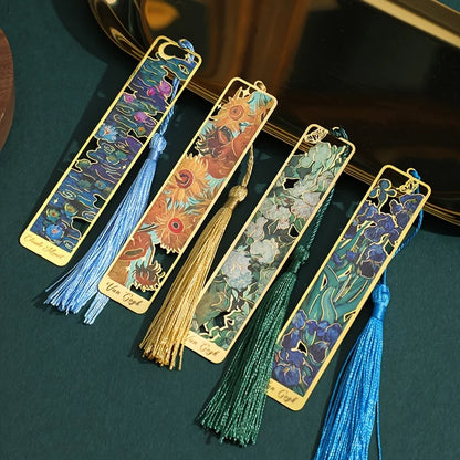 Vintage Painting Metal Bookmarks