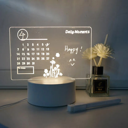 Calendar Glow Board