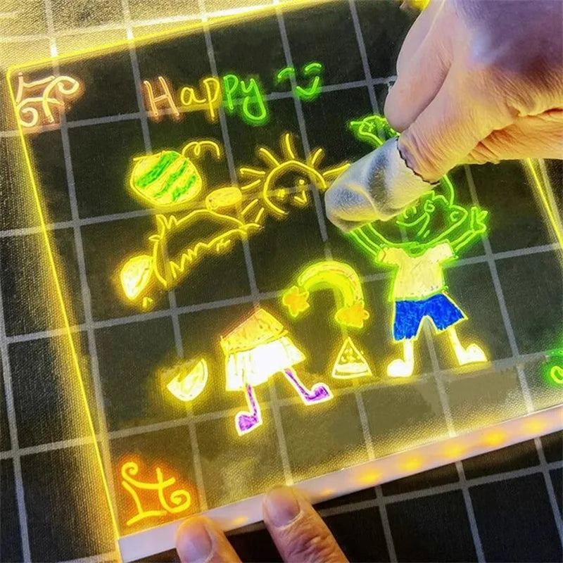 Glowing LED Drawing Board