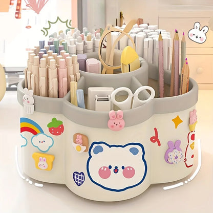 Cartoon Rotating Desk Organizer