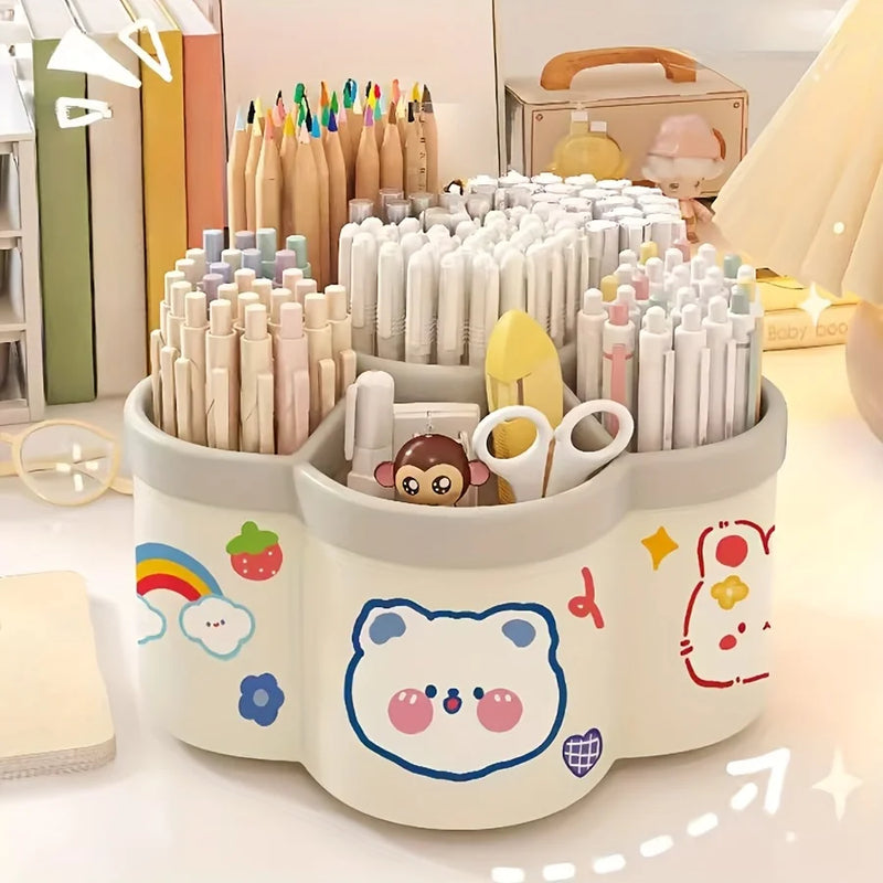 Cartoon Rotating Desk Organizer