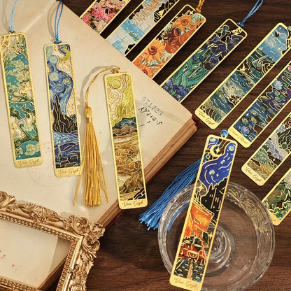 Vintage Painting Metal Bookmarks