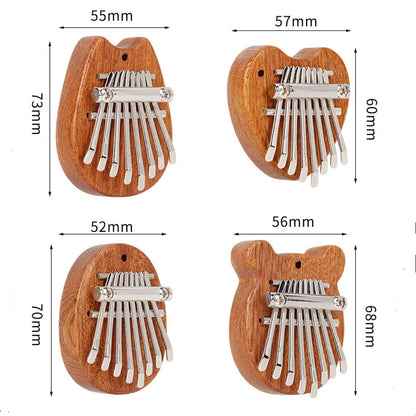 Mini Wooden Kalimba Collection