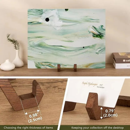 Wooden Photo Display Stand