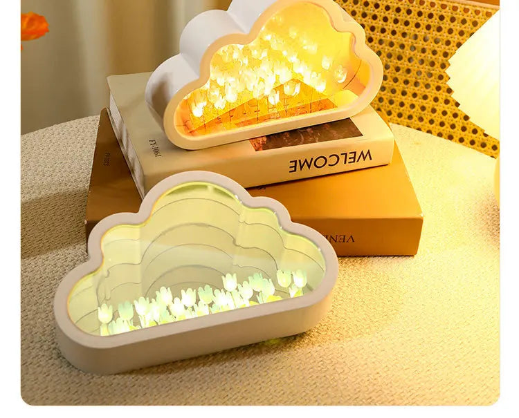 DIY Tulip Sea Night Lamp