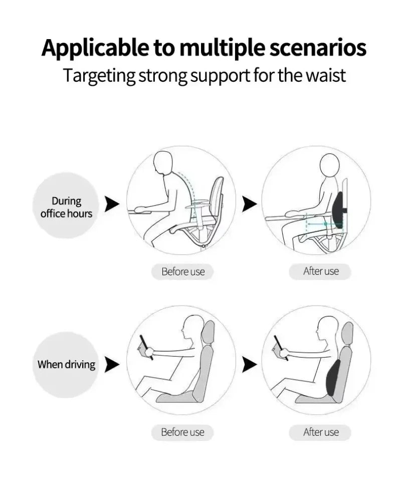 Memory Foam Lumbar Pillow