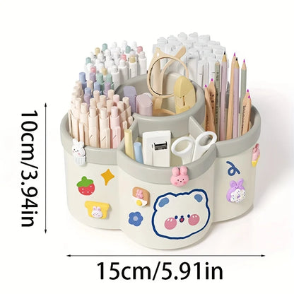 Cartoon Rotating Desk Organizer