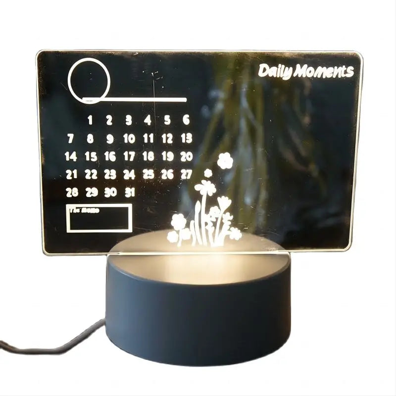 Calendar Glow Board