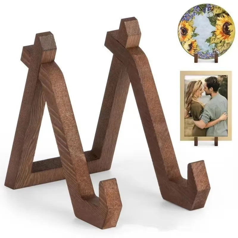 Wooden Photo Display Stand