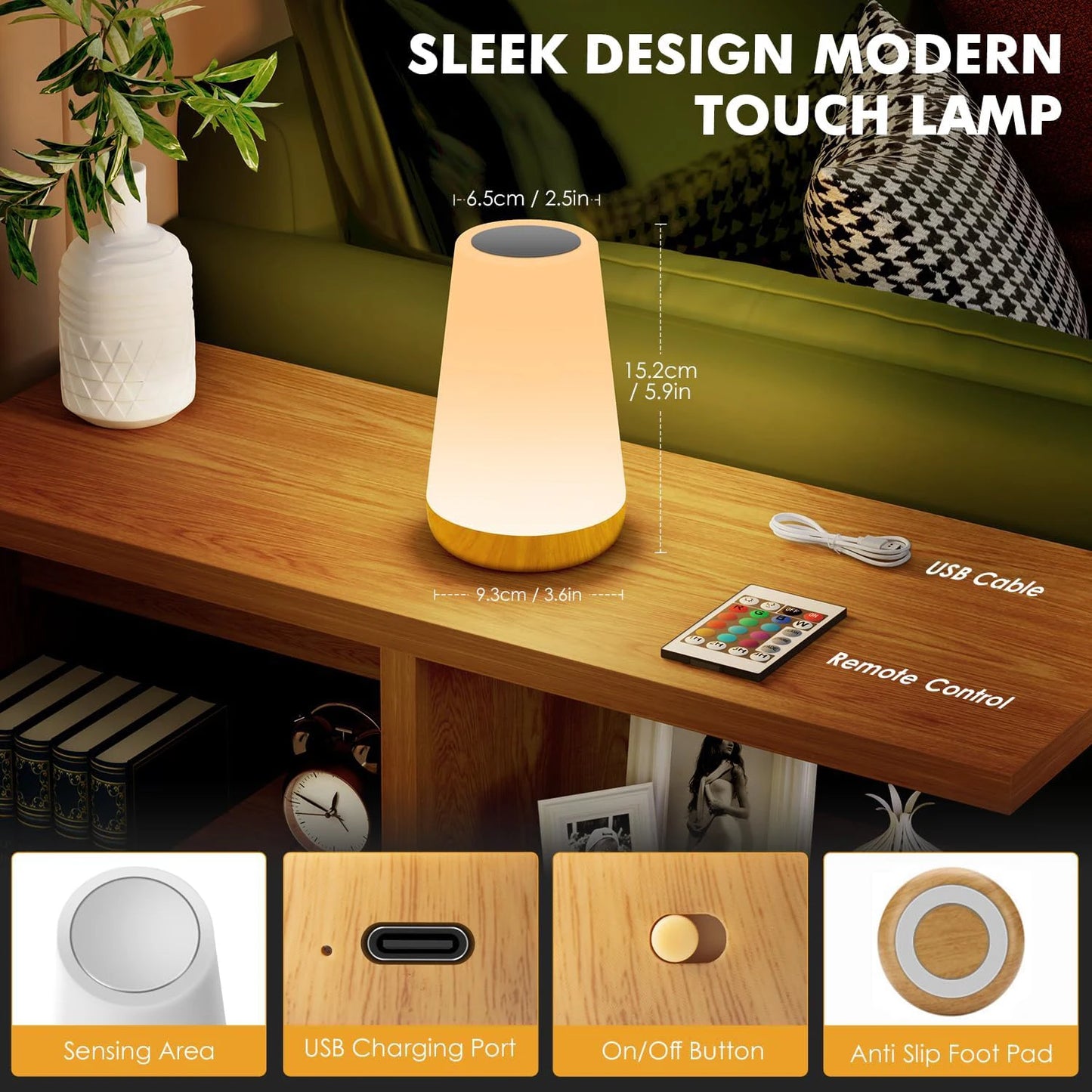 Rainbow Touch Night Light