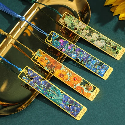 Vintage Painting Metal Bookmarks
