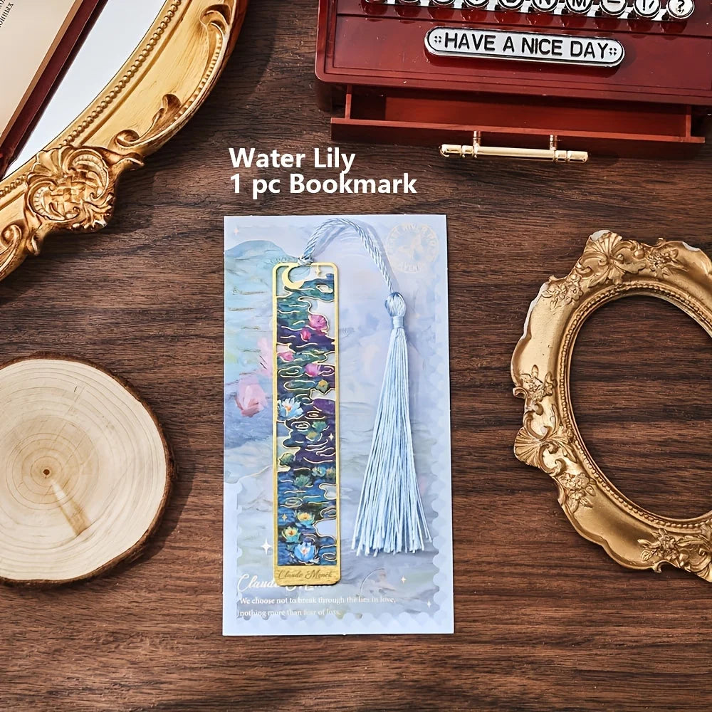 Vintage Painting Metal Bookmarks