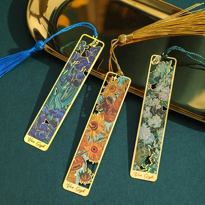 Vintage Painting Metal Bookmarks